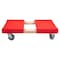 Mytee Products 19 inx32 in Carpeted Furniture Dolly 4 Wheels 1000 lbs.w/ 3.5 inx4 in Swivel Casters, 2PK MD-O1932x2 - alternate 2