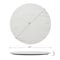 Flash Furniture TopGuard 36" Round White Faux Marble Outdoor Tabletop with Seamless Surface Technology ST-RD918C-1-M-3A-M-WH-MAR-GG - alternate 2