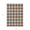 Homeroots 9' X 12' Brown And Beige Plaid Washable Indoor Outdoor Area Rug 595383 - alternate 2