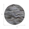 Homeroots 8' Taupe And Ivory Round Abstract Washable Indoor Outdoor Area Rug 631325 - alternate 2