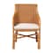 Bali & Pari Carolyn Bohemian Light Honey Rattan Dining Chair 250-13944-ZORO - alternate 2