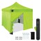Ergodyne Lime Enclosed Pop-Up Tent Kit - 10ft x 10ft 6057 - alternate 1