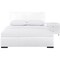 Homeroots Two Piece White Upholstered Solid and Manufactured Wood Bedroom Set 569360 - alternate 4