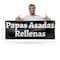 Signmission Papas Asadas Rellenas, 18 Inch x 48 Inch, Vinyl Banner B-30774 - alternate 3