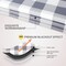 Simple Deluxe Buffalo Plaid Check Kitchen Tier Curtains, Short Small Window Gingham Curtain for Cafe, Bathroom, K HICURTBLKOUTBUFFALO2636WHTGRY - alternate 2