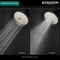 Kingston Brass 6" Round 2-Function ABS Shower Head, Polished Brass KX362 - alternate 2