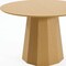 Homeroots 46" Natural Wood Pedestal Base Round Top Dining Table 721087 - alternate 4