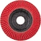 Pferd 4-1/2'' x 7/8'' A.H. POLIFAN Flap Disc - CO-FREEZE SG INOX, Ceramic oxide, 80 Grit, Conical 60812 - alternate 2