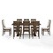 Crosley Joanna 9-Piece Dining Table Set For 8 KF13071DO-DO - alternate 2