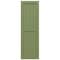 Ekena Millwork True Fit PVC Farmhouse/Flat Panel Combination Fixed Mount Shutters, Moss Green, 18W x 80H, PR TFP101FC18X080MG - alternate 4