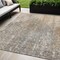 Homeroots 5' X 8' Beige Gray And Taupe Abstract Washable Indoor Outdoor Area Rug 577224 - alternate 1