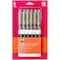 Sakura Pigma Micron Pens, Black, Assorted Sizes, 6-Piece Set, Blister Card 30062 - alternate 1