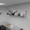 Amgood 12 in. x 60 in. Stainless Steel Wall Shelf with Side Guards AMG WS-SG-1260-Z - alternate 3