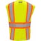Ironwear Two-Tone Hi-Vis FR Safety Vest M Class 2 H Back, , Zipper 6 Pockets, ID Window 1287FR-LZ-RD-CID-MD - alternate 2