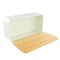 Megachef 4 Piece Bamboo Lid Iron Canister Set With Bread Box in White MG-888 - alternate 3