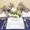 Smarty Had A Party 4.5" White Square Plastic Pastry Plates (240 plates), 240PK 724-CASE - alternate 1