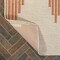 Jonathan Y Vinales Diamond Stripe Beige/Orange 5 ft. x 8 ft. Indoor/Outdoor Area Rug SMB204A-5 - alternate 3