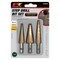 Performance Tool 3 pc. Step Drill Set, Titanium Coated, Hex Shank, Metal Wood Plastic W9003 - alternate 2