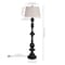 Jonathan Y Taylor 67" Rustic Farmhouse Spindled Resin LED Floor Lamp, Black JYL3000B - alternate 2