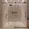 Fab Glass And Mirror Matte Black Shower Door for Walk in Shower 44-48in W x 72in H, Sliding Bathroom Door with SHSS10M48X72MB - alternate 2