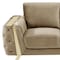 Homeroots 72in Beige And Gold Velvet Loveseat 518572 - alternate 4