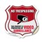 Signmission No Trespassing Shield Sign This Property, 4 inch X 4 inch, Vinyl Decal, 2PK SHI-D-2PACK-4-410 - alternate 1