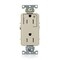 Leviton Dec Plus Dup 15A 125V TR 1Mrk-Ctrl Ivr TDR15-S1I - alternate 1