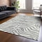 Homeroots 3' X 5' Gray And Ivory Animal Print Washable Indoor Outdoor Area Rug 600618 - alternate 3
