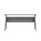 Flash Furniture Davis 60in. x 24in. HD Nesting Table w/Y-Legs, Modesty Panel, 1in. Thick Gray Tabletop, Gray Frame MT-M6024-Y-LEG-GRYGRY-GG - alternate 3