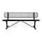 Leisure Craft Bench/Back, Surface Mount, 6ft., Black B6WBSM-BLACK - alternate 1