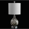 Jonathan Y Lawrence 20.5" Glass/Metal LED Table Lamp, Mercury Silver JYL1034A - alternate 3