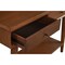 Homeroots 42" Brown Floor Shelf Console Table With Shelves And Drawers 524158 - alternate 3