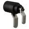 Brizo Litze Tempassure Thermostatic Trim Handle Kit, Industrial Lever Matte Black/Luxe Steel HL6034-BLSL - alternate 2