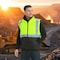 Protectx Winter Safety Vest, Class 2 High Visibility with Pockets, Green ST-WV300D-GNBK-M - alternate 3