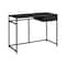 Homeroots 42" Black Computer Desk 333416 - alternate 1