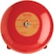 Edwards Signaling Fire Bell, Red, H 3 11/32 x L 6 x W 6 In 439D-6AW-R - alternate 1