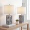 Jonathan Y Stewart 21.5" Farmhouse Wood LED Table Lamp, Gray, 2PK JYL1062D-SET2 - alternate 4