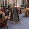 M&T Displays Dark Wood 23.6x47.25 Inch Double Sided Chalkboard A-Frame UWODD06012X2000 - alternate 2