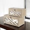 Homeroots 16" Off White Solid Wood Desk Organizer 392586 - alternate 3