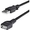 Startech.Com 6 FT BLACK USB EXTENSION CABLE A TO A USBEXTAA6BK - alternate 1