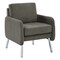 Office Star Armchair, Gray Seat, Gray Back, 26 in W 26 3/4 in L 33 1/2 in H, Polyester Seat SL5601-SK2 - alternate 1