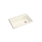 Kohler Riverby 33 top-mount single-bowl kitchen sink in Biscuit 5871-4A1-96 - alternate 2