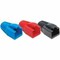 Platinum Tools NSI Cable Protection - Connector Boot - Red - Polyvinyl Chloride (PVC) - 100 / Bag 105108 - alternate 1
