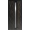 Vdomdoors Aluminum Door with Hidden Handle Hiddex 0155 Natural Noir Entry Steel Metal Modern Painted W36xH80 HIDDEX0155EXD-NOIR-W36xH80-LH-I - alternate 1