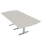 Skutchi Designs 8ft Arc Rectangle Conference Table With Power | Harmony Series | Person Meeting Room Table HAR-AREC-48X96-T-K458-NA - alternate 1