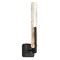 Cwi Lighting Curva Integrated LED 19in Sand Black Indoor-Outdoor Wall Light with Handcrafted Glass 1725W19-1-101-A - alternate 2