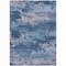 Homeroots 9' X 12' Navy Blue And Ivory Abstract Washable Indoor Outdoor Area Rug 630931 - alternate 2