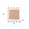 Homeroots 50" X 60" Orange Woven Cotton Striped Throw Blanket with Tassels 516555 - alternate 3