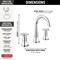 Delta Trinsic: Two Handle Widespread Bathroom Faucet 3558-MPU-DST - alternate 3