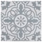 Andova Tiles Bliss Giverny Blue 8-in. Encaustic Spanish/Moroccan Patterned Matte Porcelain Wall & Floor Tile ANDBLI287 - alternate 2